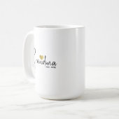 Mug Mémé a créé un nouveau cadeau pour mémé (Devant gauche)