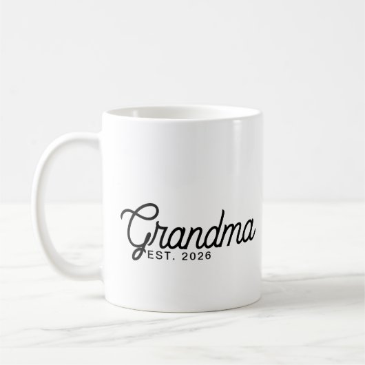 Mug Mémé a créé un nouveau cadeau pour mémé (Gauche)