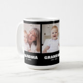 Mug Mémé a établi Bold Black 3 Photo (Devant gauche)