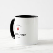 Mug Mémé a établi un nouveau cadeau pour grand-mère (Devant gauche)