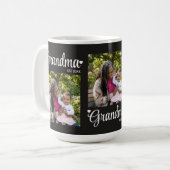 Mug Mémé a établi un script de photo cadeau pour maman (Devant gauche)