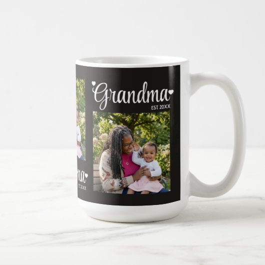 Mug Mémé a établi un script de photo cadeau pour maman (Droite)