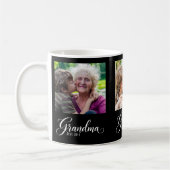 Mug Mémé a établi un script noir 3 Photo (Gauche)