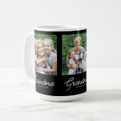 Mug Mémé a établi un script noir 3 Photo (Devant gauche)