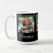 Mug Mémé a établi un script noir 3 Photo (Gauche)