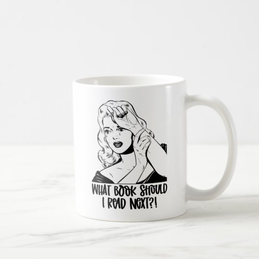 Mug Mème amateur de lecture de drame rétro (Droite)