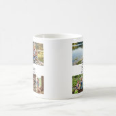 Mug Mémé Année de création Élégant Script Blanc 3-Phot (Centre)
