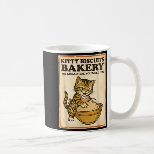 Mug Mémé biscuits pour chat drôle de chat pétrissant l (Droite)