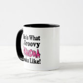 Mug Mémé branchée (Devant gauche)