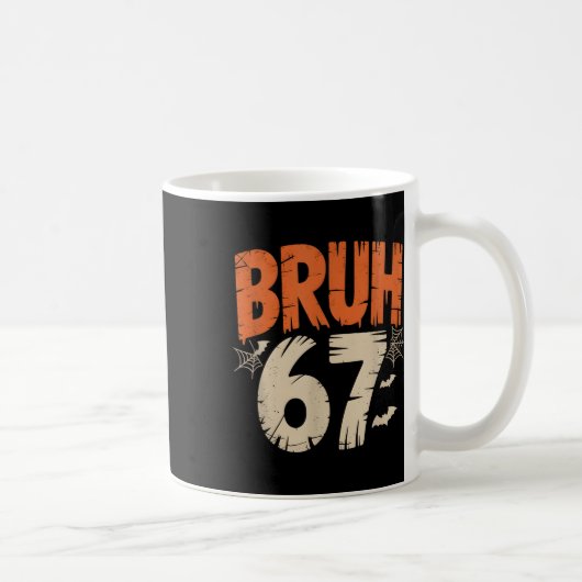 Mug Mème Bruh Halloween 67 (Droite)