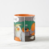 Mug Mème Cockatiel Drôle C'Est Un Propriétaire De Perr (Centre)