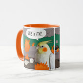 Mug Mème Cockatiel Drôle C'Est Un Propriétaire De Perr (Devant gauche)