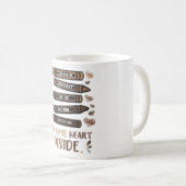 Mug Même coeur à l'intérieur du mois de l'histoire noi (Devant droit)