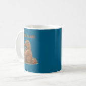 Mug mème d'animal de singe de punch (Devant gauche)
