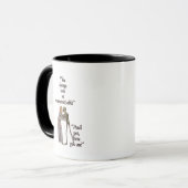 Mug Mème d'art médiéval - vous êtes inaccessible (Devant gauche)