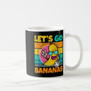 Mug Mème de banane drôle rétro vintage Lâcher prise Ba