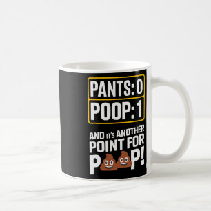 Mug Mème de caca Humour de toilette Caca drôle Pantalo