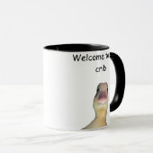 Mug Mème de canard drôle – “Bienvenue dans mon antre” (Devant droit)