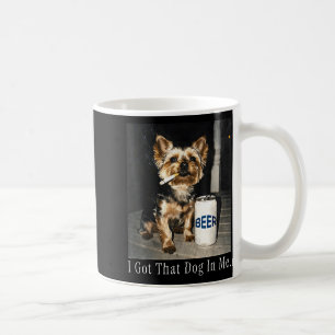 Mug Meme de ce chien à funny yorkie fumant une cigaret