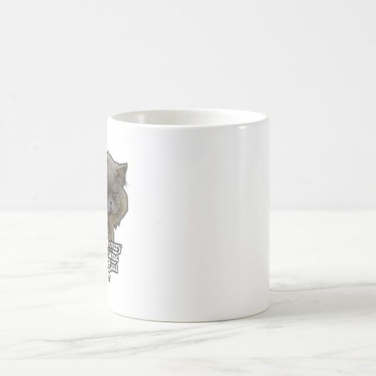 Mug Mème de chat amusant pour les amateurs de chatte e (Centre)