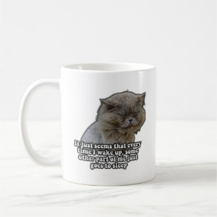 Mug Mème de chat amusant pour les amateurs de chatte e