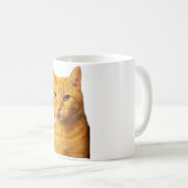 Mug Mème de chat drôle et cool qui fume une cigarette (Devant droit)