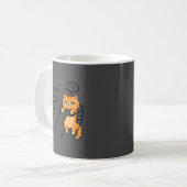 Mug Mème de chat drôle se comporter pas de design de d (Devant gauche)