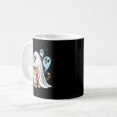 Mug Mème de chat drôle Soky Halloween minou (Devant gauche)