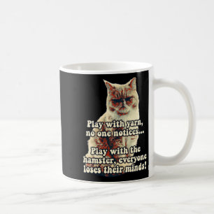 Mug Mème de chat en colère drôle pour les personnes de