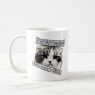 Mug Mème de chat fâché drôle pour les propriétaires de