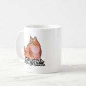Mug Mème de chat grincheux pour les amateurs de chat e (Devant gauche)