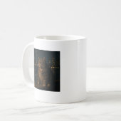 Mug Mème de chat qui fume drôle Stupid Brainrot (Devant gauche)