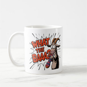 Mug Mème de chèvre amusant - "What the BAAA?" Hilariou