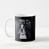 Mug Mème de chien qui fume drôle Cigarette Mème de chi (Gauche)