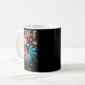 Mug Mème de coq F-caw-f drôle de poulet Fcawk Noël (Devant gauche)