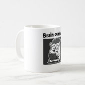 Mug Mème de dessin animé de hérisson drôle  (Devant gauche)