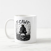 Mug Mème de dicton F-caw-f Corbeau noir drôle (Gauche)