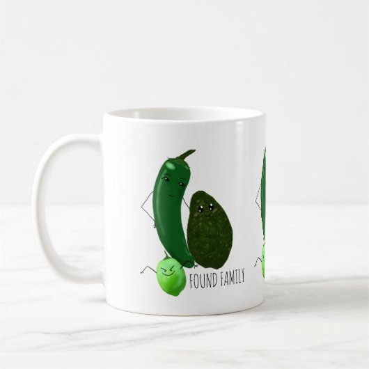 Mug Mème de famille Guacamole avec Jalapeno Avocado Li (Gauche)