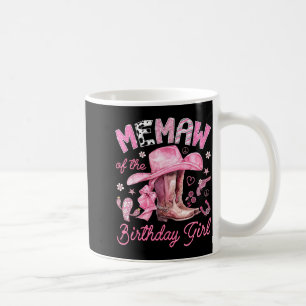 Mug Mémé de la fille d'anniversaire cowgirl western ro