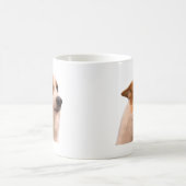 Mug Mème de mème de Corgi souriant double face (Centre)