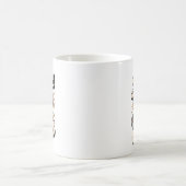 Mug Mème de Noël drôle 67 - Rétro Santa approuvé 67 (Centre)