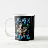 Mug Mème de pourriture cérébrale italienne La Vaca Sat (Gauche)
