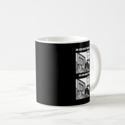 Mug Mème de programmation amusant (Devant droit)