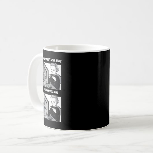 Mug Mème de programmation amusant (Devant gauche)