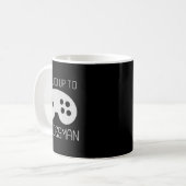 Mug Mème de réalisation de Gamer Bridesman Level Up (Devant gauche)
