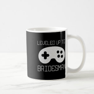 Mug Mème de réalisation de Gamer Bridesman Level Up