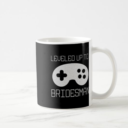 Mug Mème de réalisation de Gamer Bridesman Level Up (Droite)