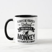 Mug Mème de singe drôle (Gauche)