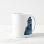 Mug Mème de singe pensif drôle Art sarcasme (Devant droit)