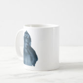 Mug Mème de singe pensif drôle Art sarcasme (Devant gauche)